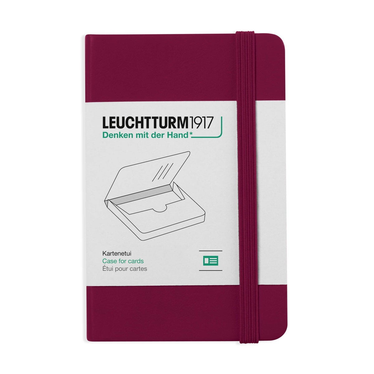 LEUCHTTURM1917 Business Card Case – Holds Up to 25 Cards