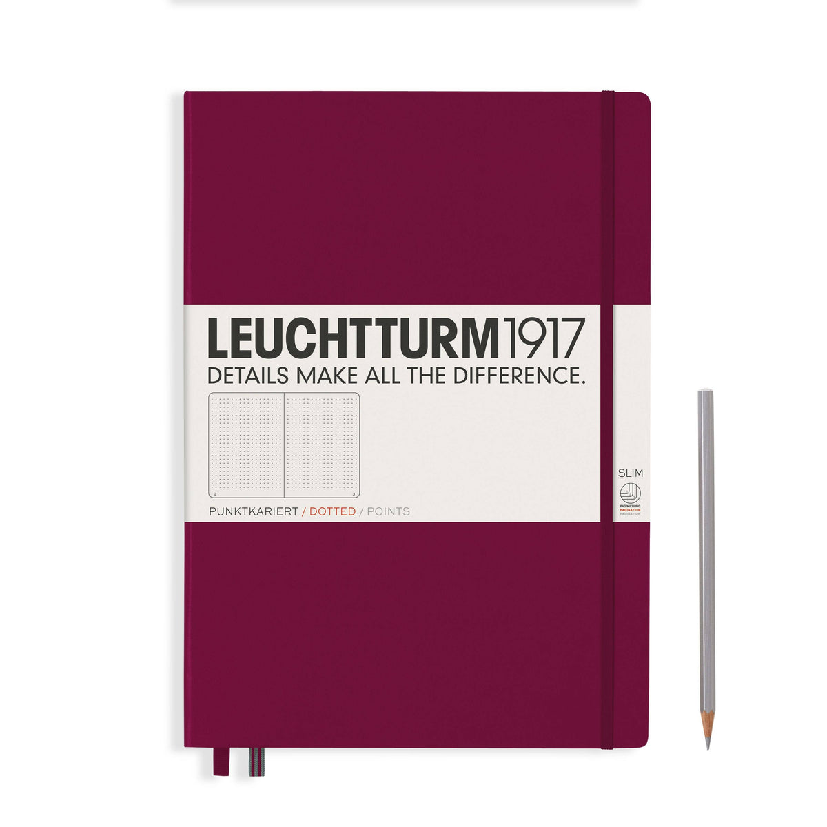 LEUCHTTURM1917 Master Slim Notebook A4+ – 123 Pages