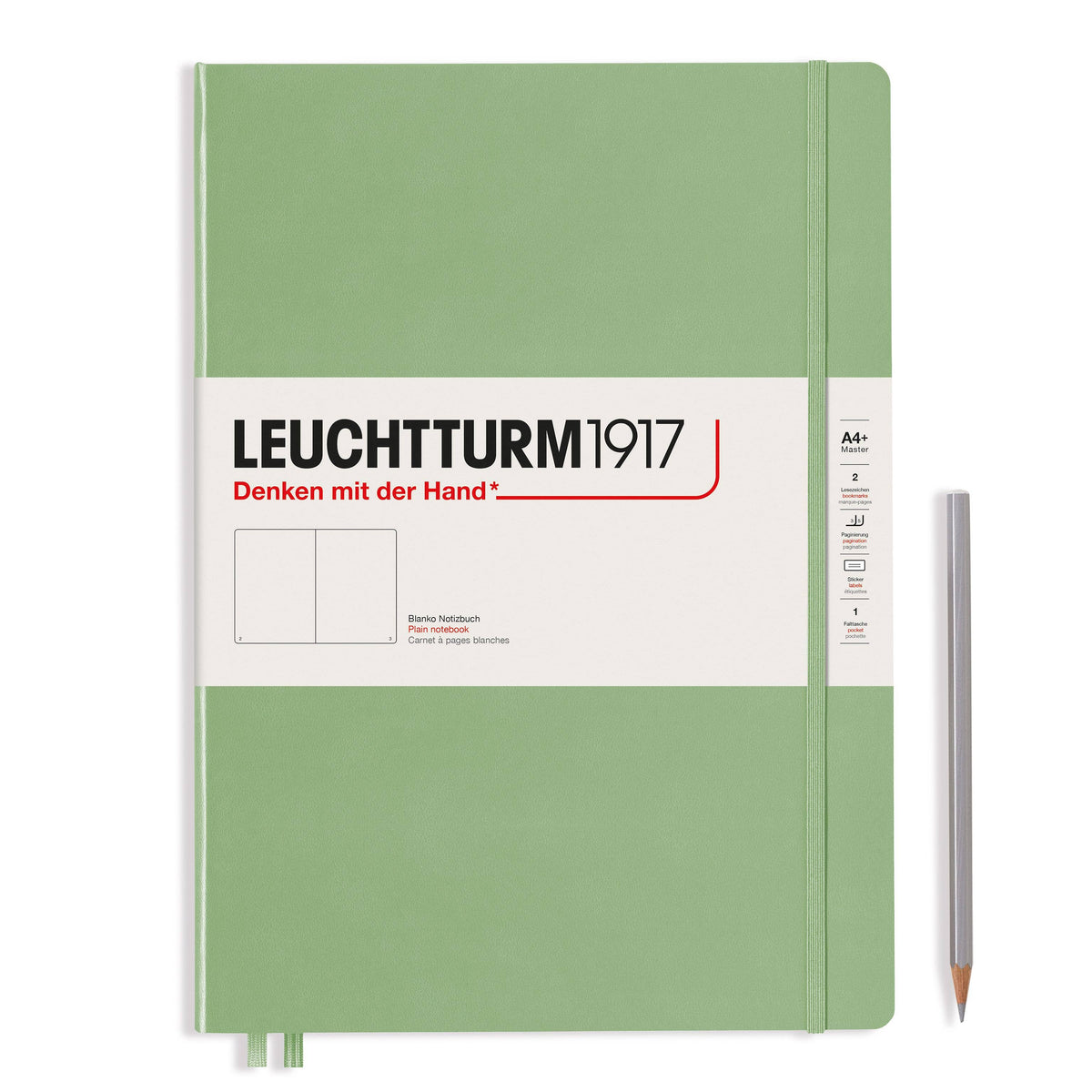 LEUCHTTURM1917 Master Slim Notebook A4+ – 123 Pages