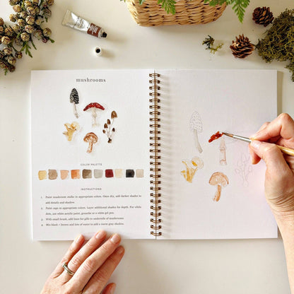 Watercolor Workbooks By Emily Lex Studio  — practice lessons, exercises and study projects