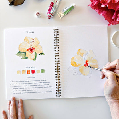 Watercolor Workbooks By Emily Lex Studio  — practice lessons, exercises and study projects