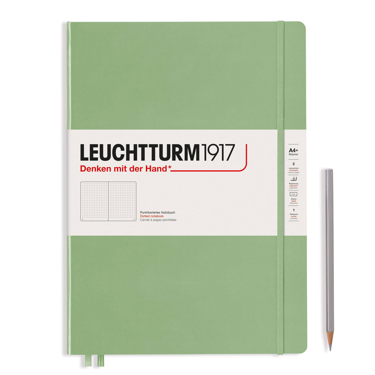 LEUCHTTURM1917 Master Slim Notebook A4+ – 123 Pages