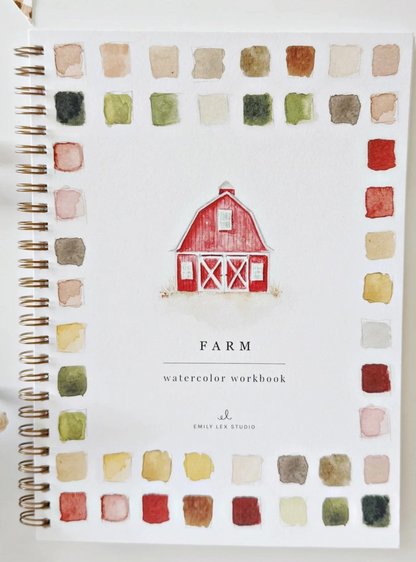 Watercolor Workbooks By Emily Lex Studio  — practice lessons, exercises and study projects