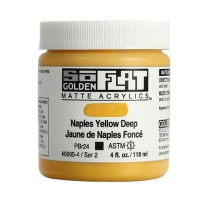 Golden SoFlat Matte Acrylic Paint, Professional Matte Acrylics for Artists