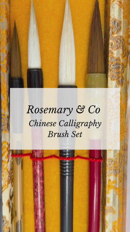 Rosemary & Co Set Of 4 - Chinese Painting Brushes