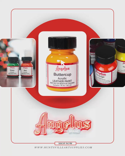 Angelus Acrylic Leather Paint, 4 oz. Bottles