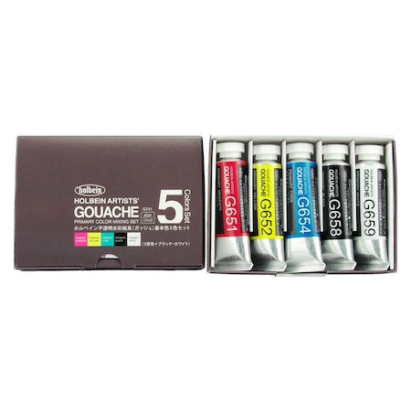 Designers Gouache Mixing Set Of 5 15Ml Tubes