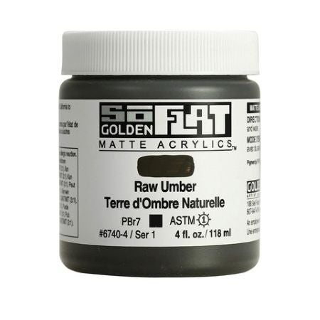 Golden SoFlat Matte Acrylic Paint, Professional Matte Acrylics for Artists