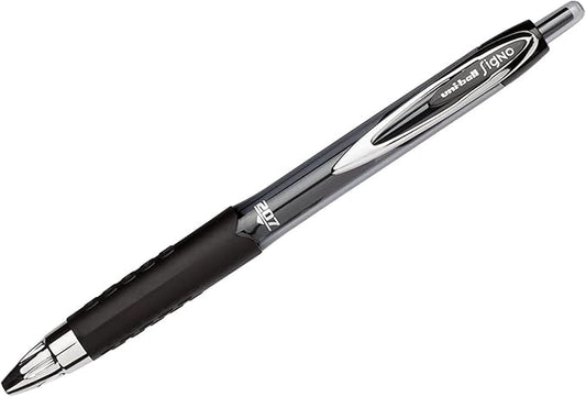 Uni-ball 207 Retractable Gel Pen – Black (0.7mm Medium)