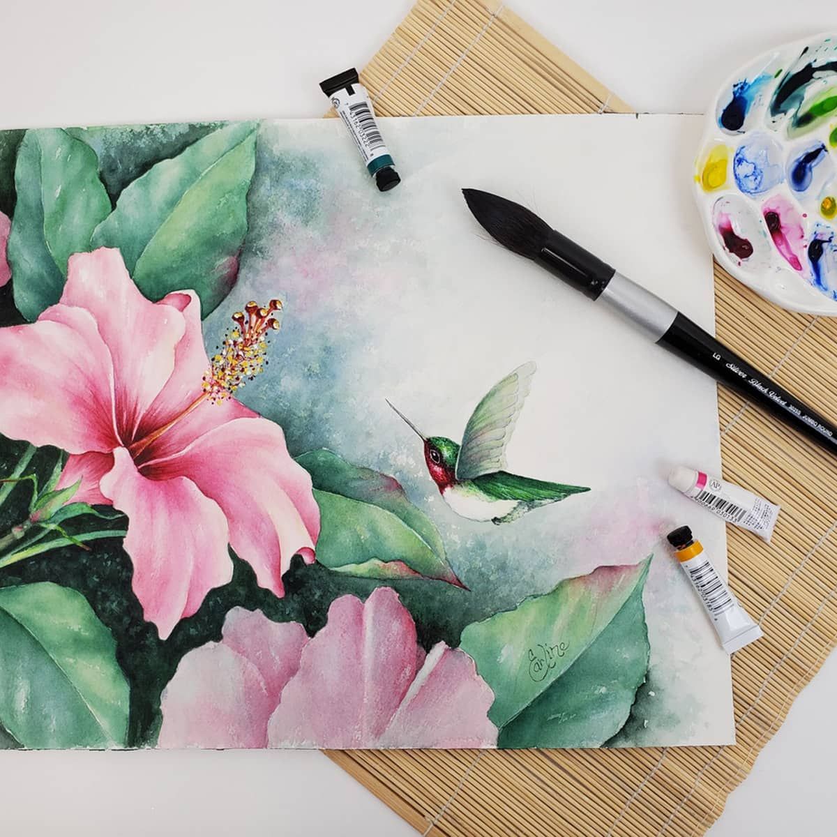 Black Velvet Squirrel & Synthetic Watercolor Brushes