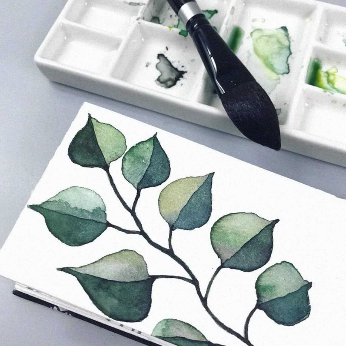 Black Velvet Squirrel & Synthetic Watercolor Brushes