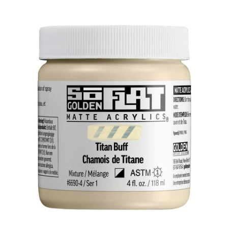 Golden SoFlat Matte Acrylic Paint, Professional Matte Acrylics for Artists