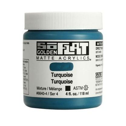 Golden SoFlat Matte Acrylic Paint, Professional Matte Acrylics for Artists